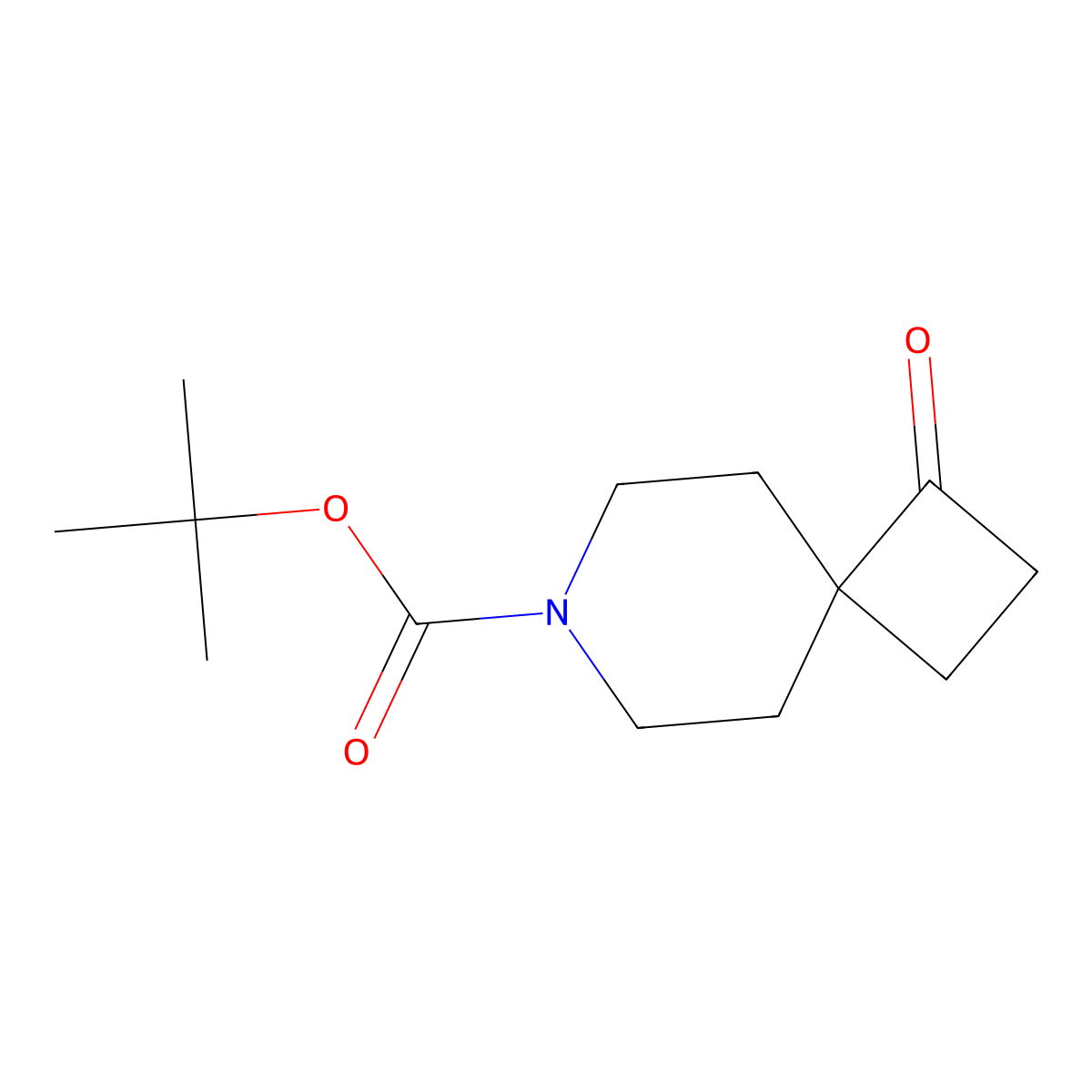 tert-Butyl 1-oxo-7-azaspiro[3.5]nonane-7-carboxylate molecular structure, CAS 849203-60-7