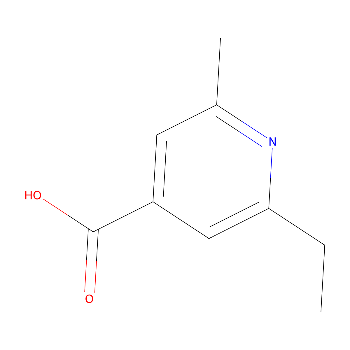2-Ethyl-6-methylisonicotinic acid molecular structure, CAS 849226-46-6