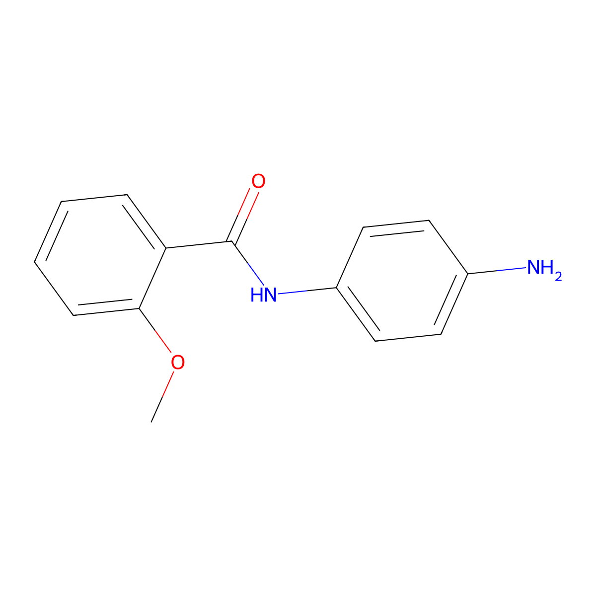 N-(4-aminophenyl)-2-methoxybenzamide molecular structure, CAS 849337-82-2