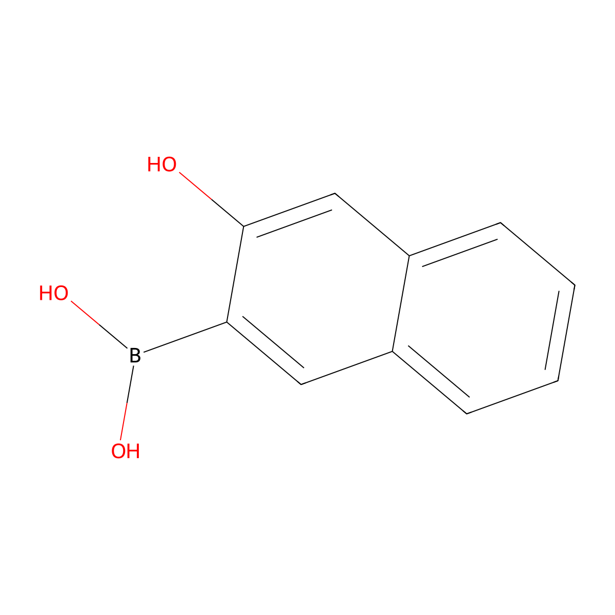 (3-Hydroxynaphthalen-2-yl)boronic acid molecular structure, CAS 849404-37-1