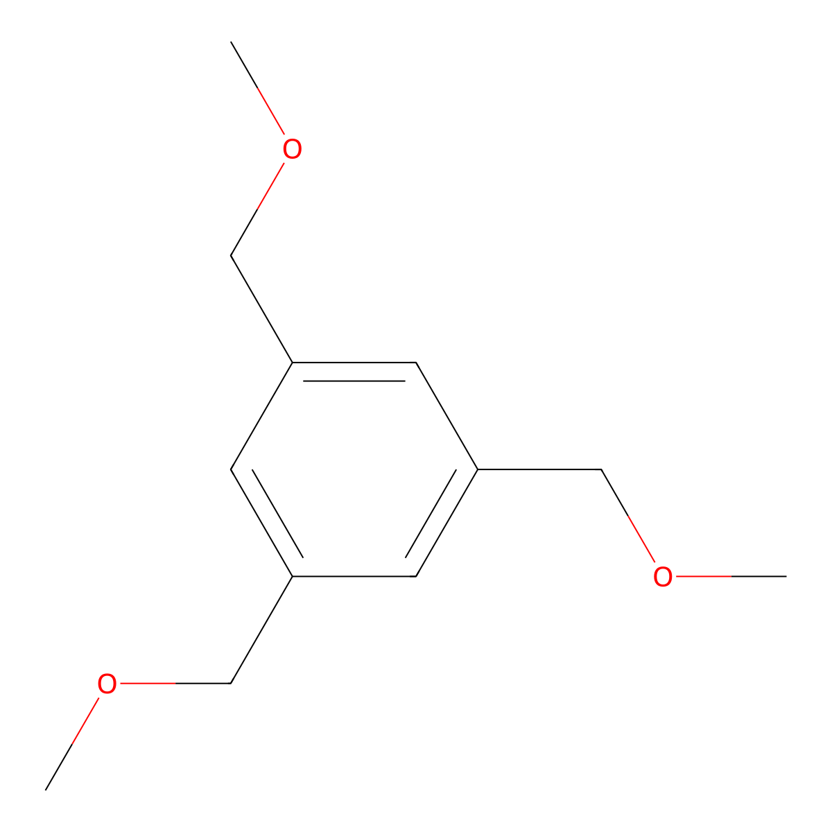 1,3,5-Tris(methoxymethyl)benzene molecular structure, CAS 84941-01-5