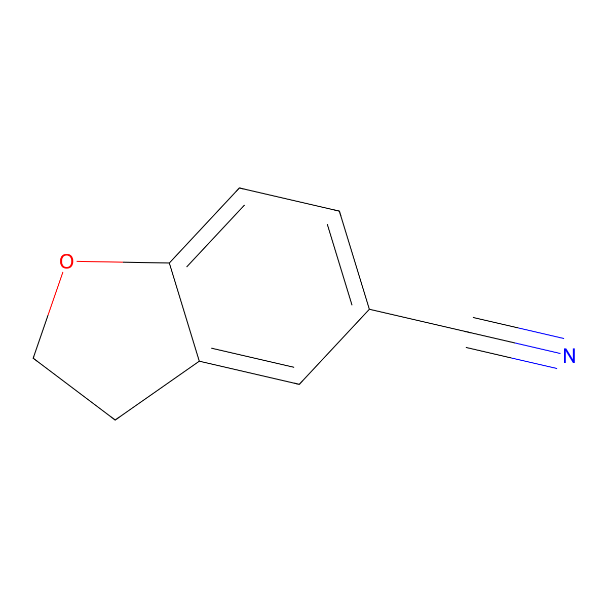 2,3-Dihydrobenzo[b]furan-5-carbonitrile molecular structure, CAS 84944-75-2