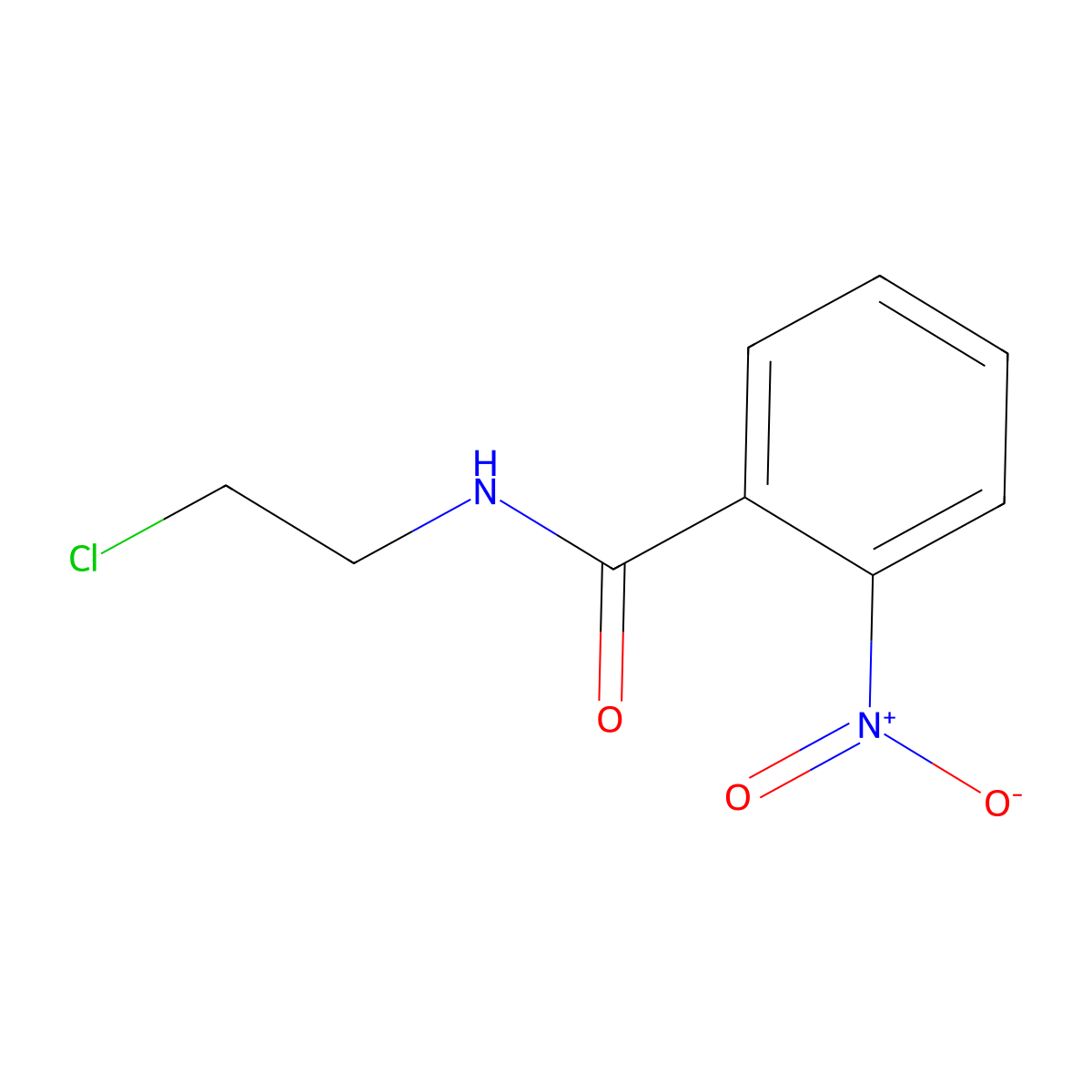 N-(2-Chloroethyl)-2-nitrobenzamide molecular structure, CAS 84946-21-4