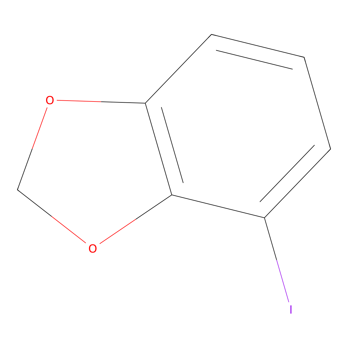 4-Iodobenzo[d][1,3]dioxole molecular structure, CAS 849517-65-3