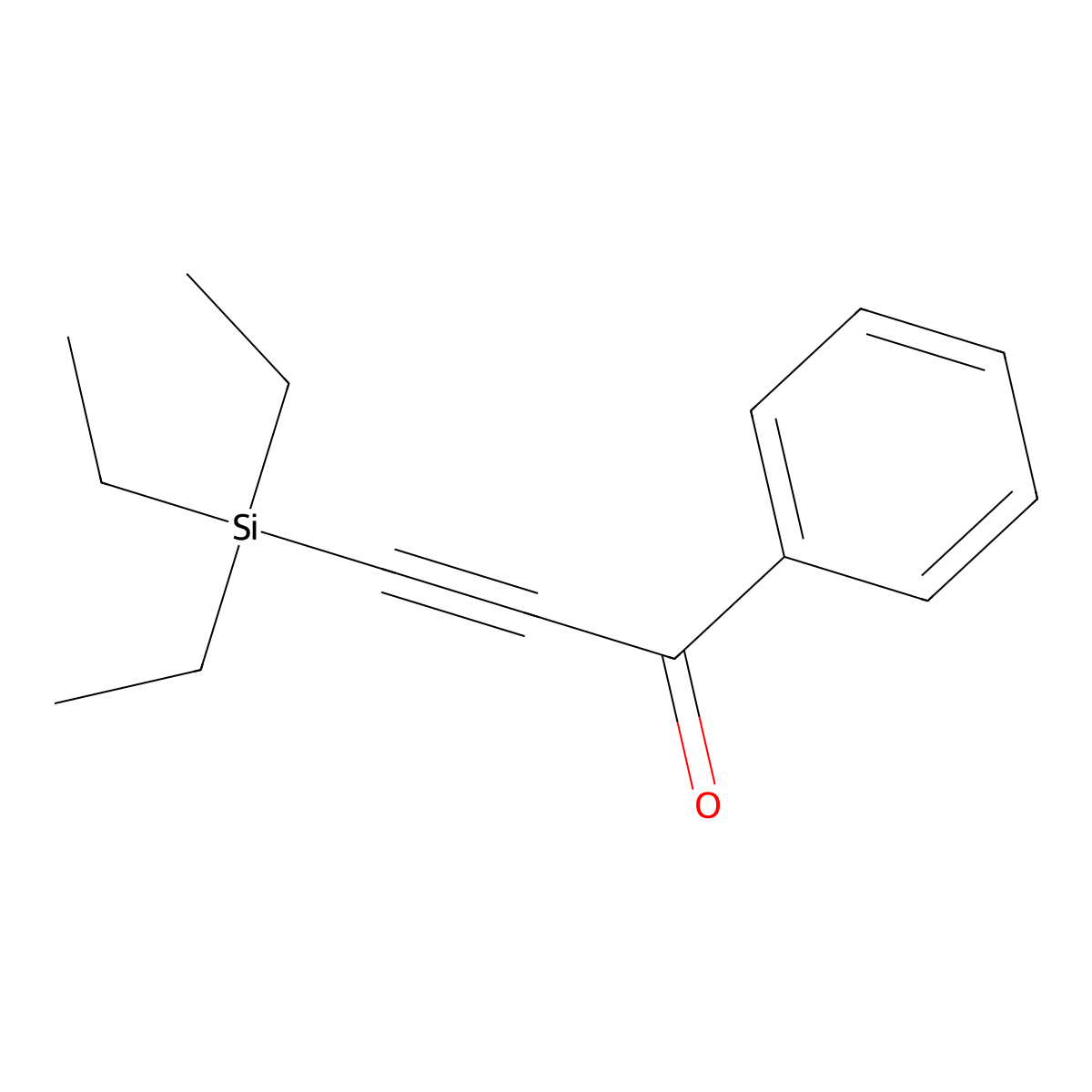 1-Phenyl-3-(triethylsilyl)-2-propyn-1-one molecular structure, CAS 849518-55-4
