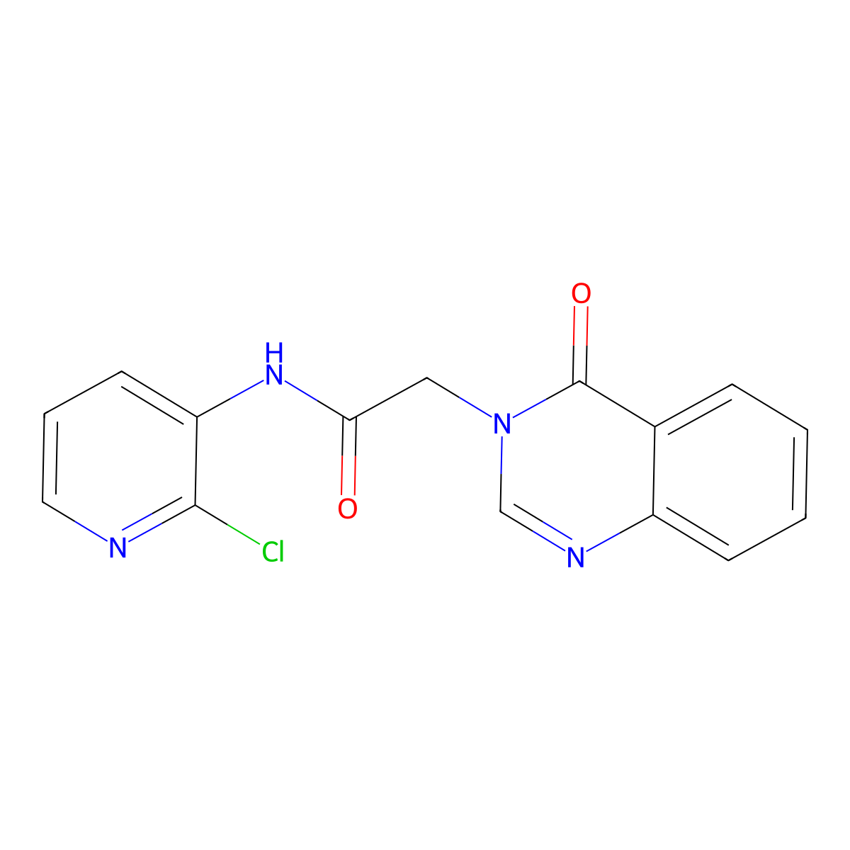 N-(2-chloropyridin-3-yl)-2-(4-oxoquinazolin-3(4H)-yl)acetamide molecular structure, CAS 849534-90-3