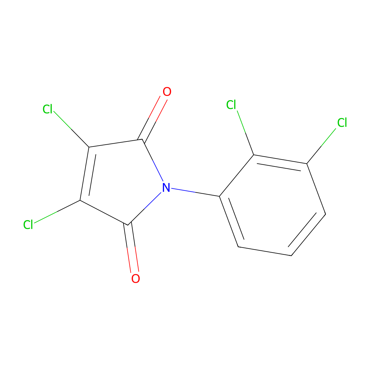 3,4-Dichloro-1-(2,3-dichlorophenyl)pyrrole-2,5-dione molecular structure, CAS 84954-17-6