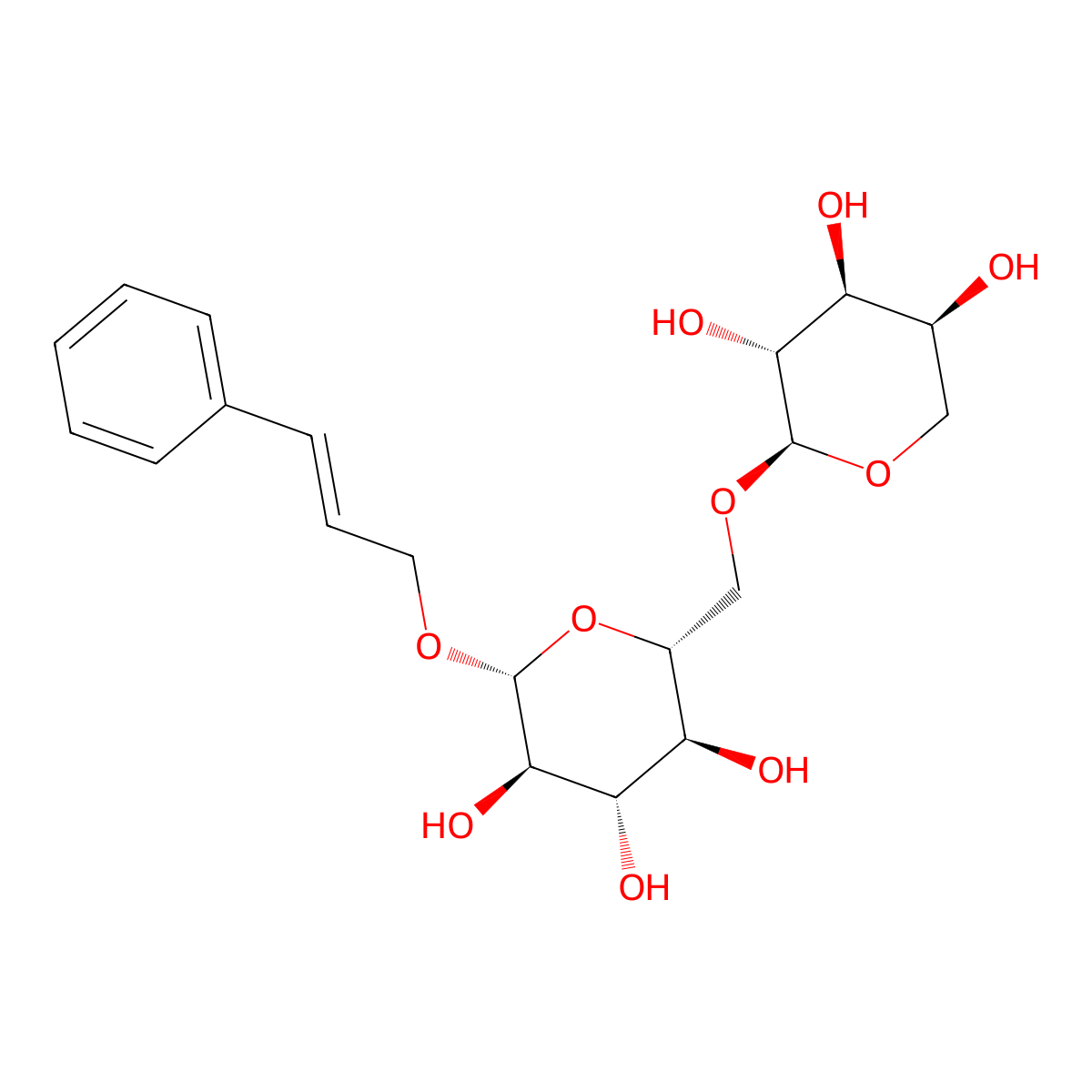 Rosavin molecular structure, CAS 84954-92-7