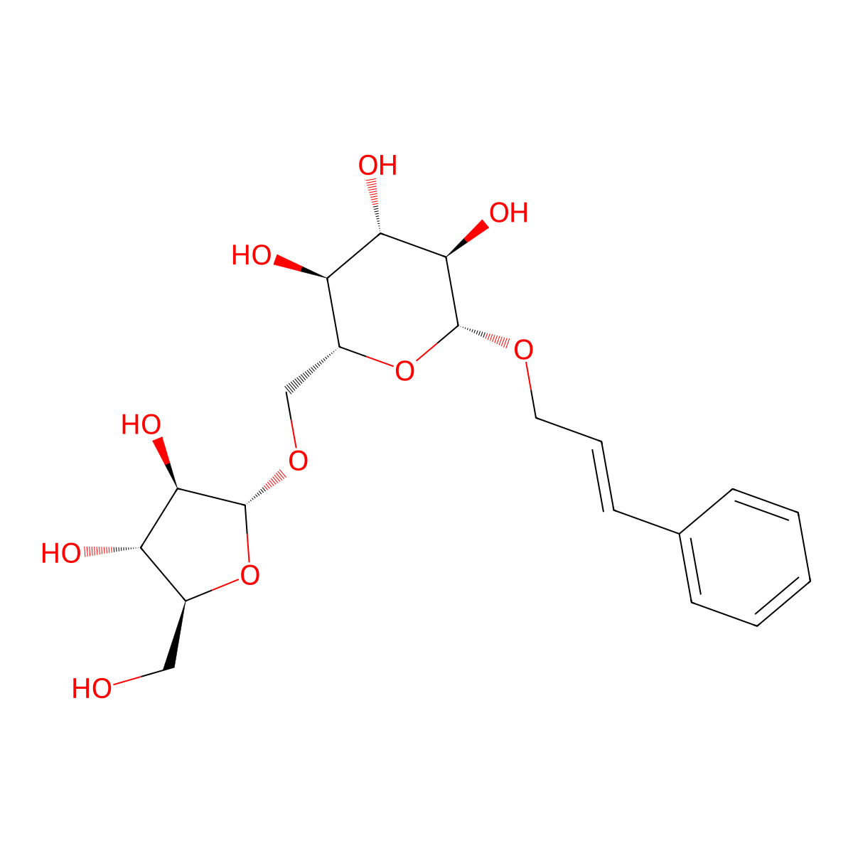Rosarin molecular structure, CAS 84954-93-8