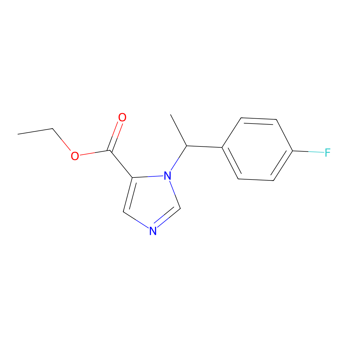 Flutomidate molecular structure, CAS 84962-75-4