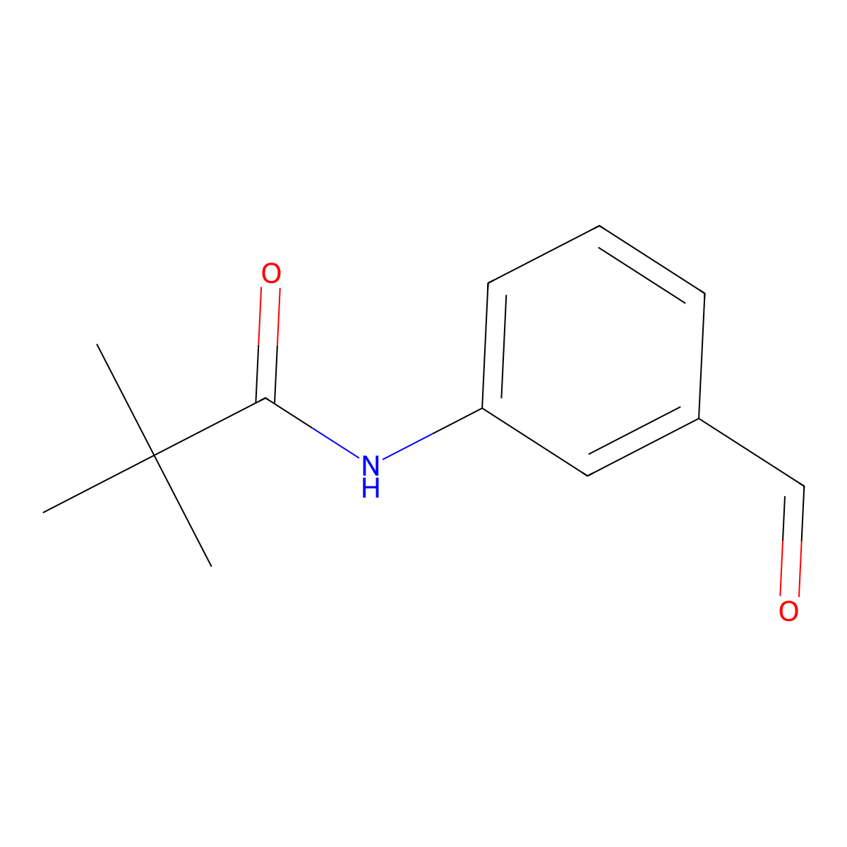 N-(3-Formylphenyl)pivalamide molecular structure, CAS 849663-51-0