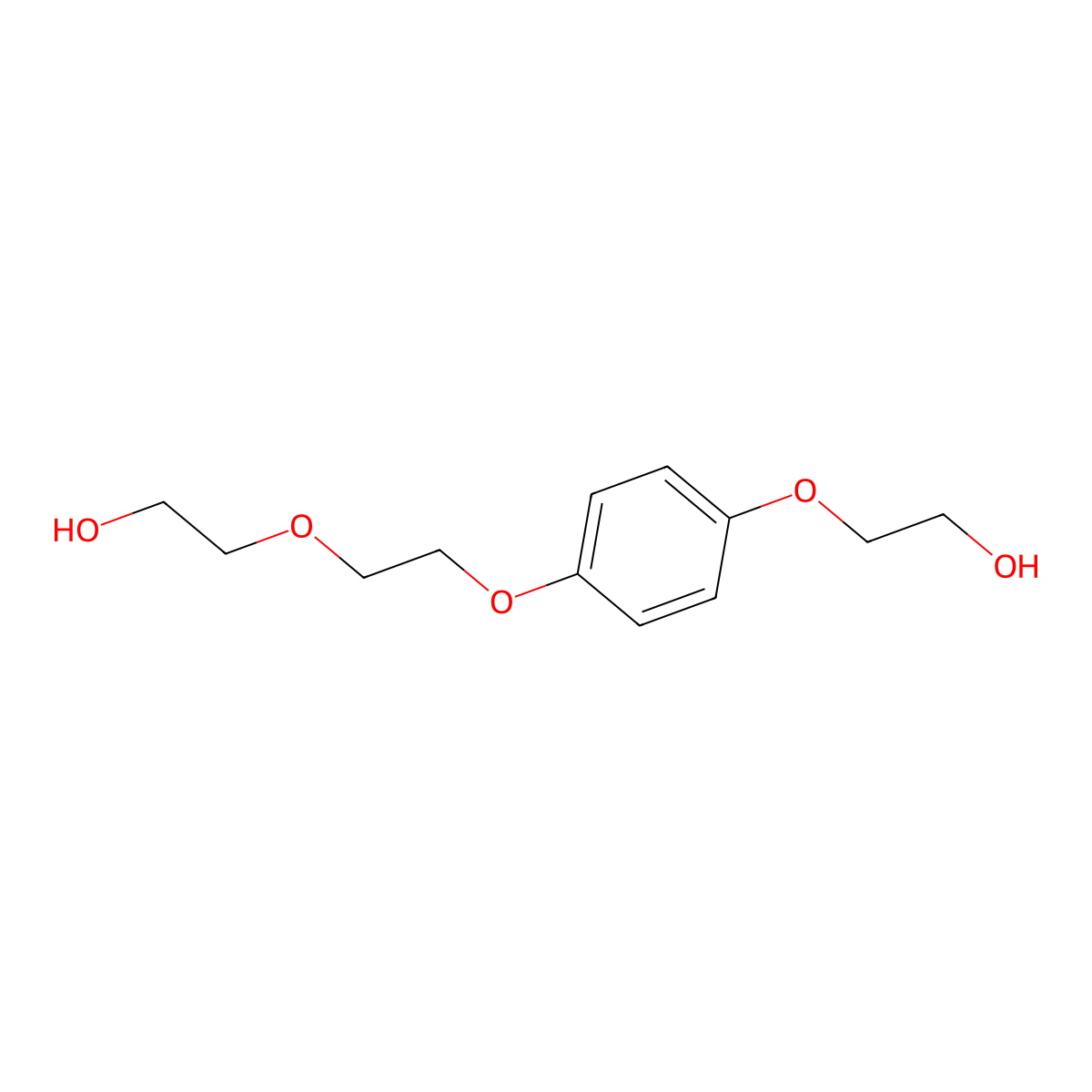2-{4-[2-(2-Hydroxyethoxy)ethoxy]phenoxy}ethan-1-ol molecular structure, CAS 849677-06-1