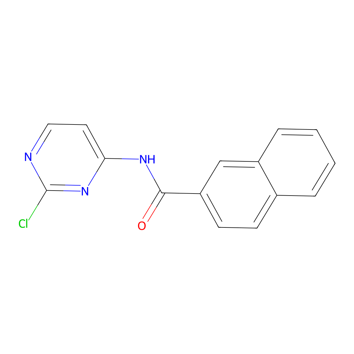 N-(2-Chloro-4-pyrimidinyl)-2-naphthalenecarboxamide molecular structure, CAS 849751-49-1