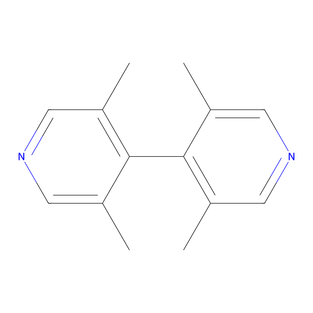 3,3',5,5'-Tetramethyl-4,4'-bipyridine molecular structure, CAS 849751-86-6