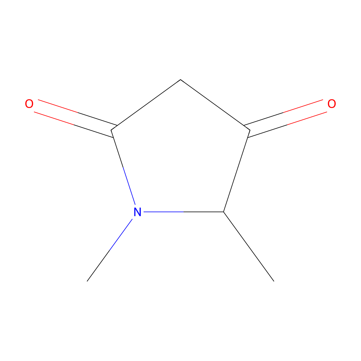 1,5-Dimethylpyrrolidine-2,4-dione molecular structure, CAS 849770-44-1