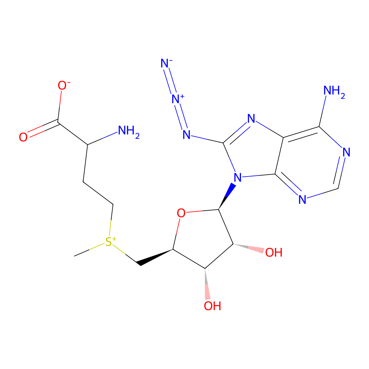 8-Azido-S-adenosylmethionine molecular structure, CAS 84980-20-1
