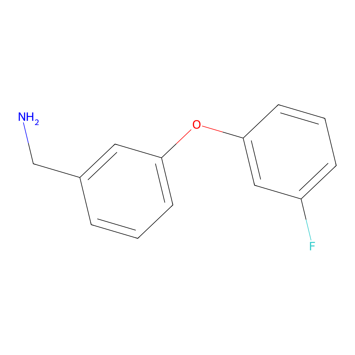 (3-(3-Fluorophenoxy)phenyl)methanamine molecular structure, CAS 849805-97-6