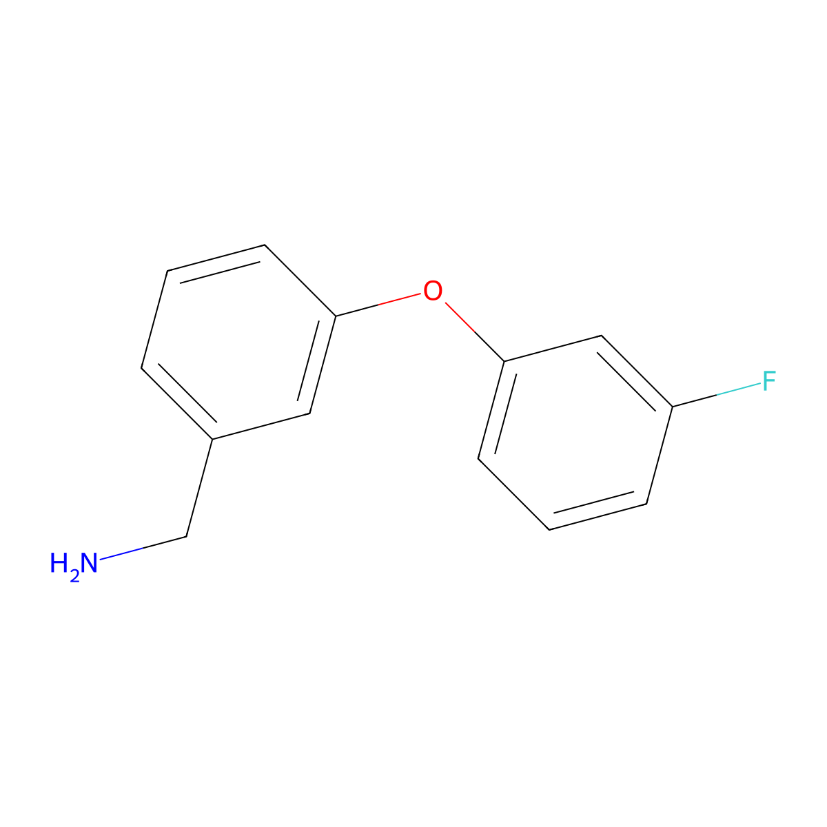 (3-(3-Fluorophenoxy)phenyl)methanamine molecular structure, CAS 849805-97-6