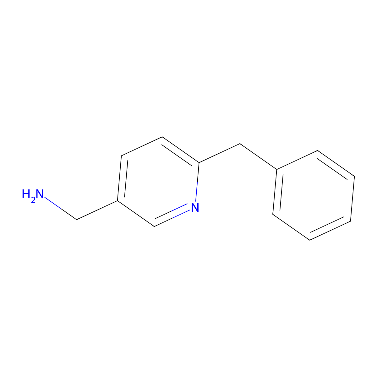 (6-Benzylpyridin-3-yl)methanamine molecular structure, CAS 849807-16-5