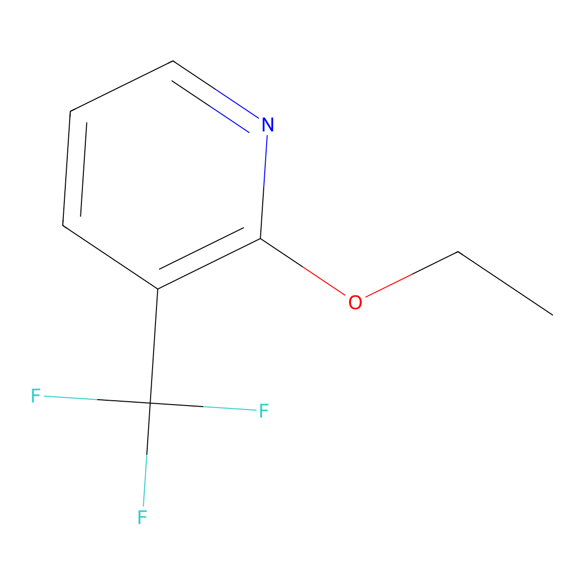 2-Ethoxy-3-(trifluoromethyl)pyridine molecular structure, CAS 849934-82-3