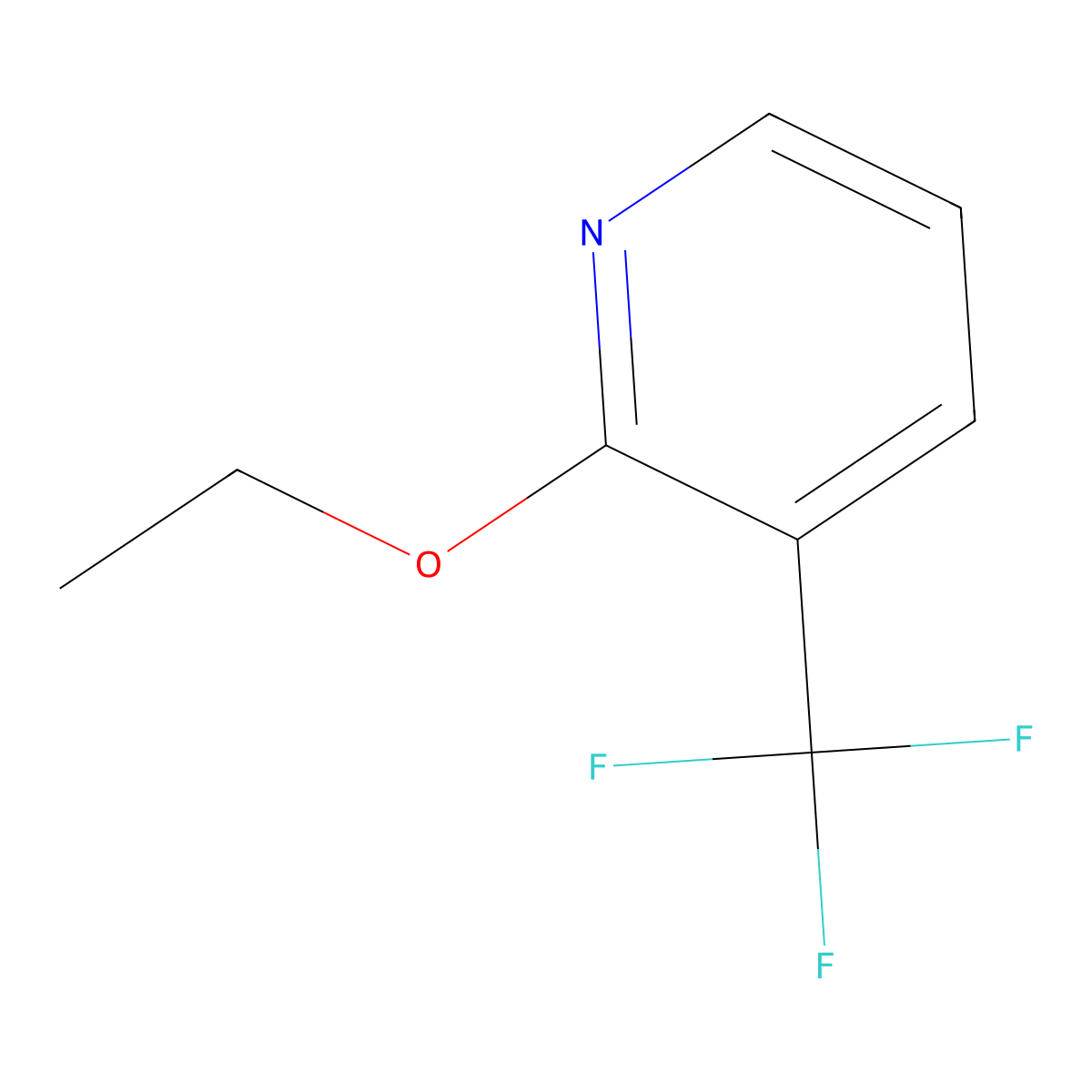 2-Ethoxy-3-(trifluoromethyl)pyridine molecular structure, CAS 849934-82-3