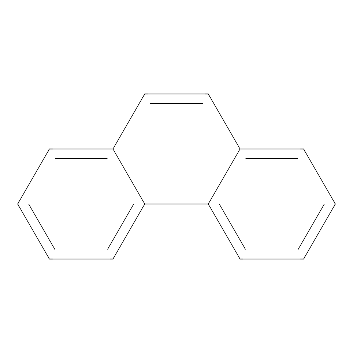 Phenanthrene molecular structure, CAS 85-01-8