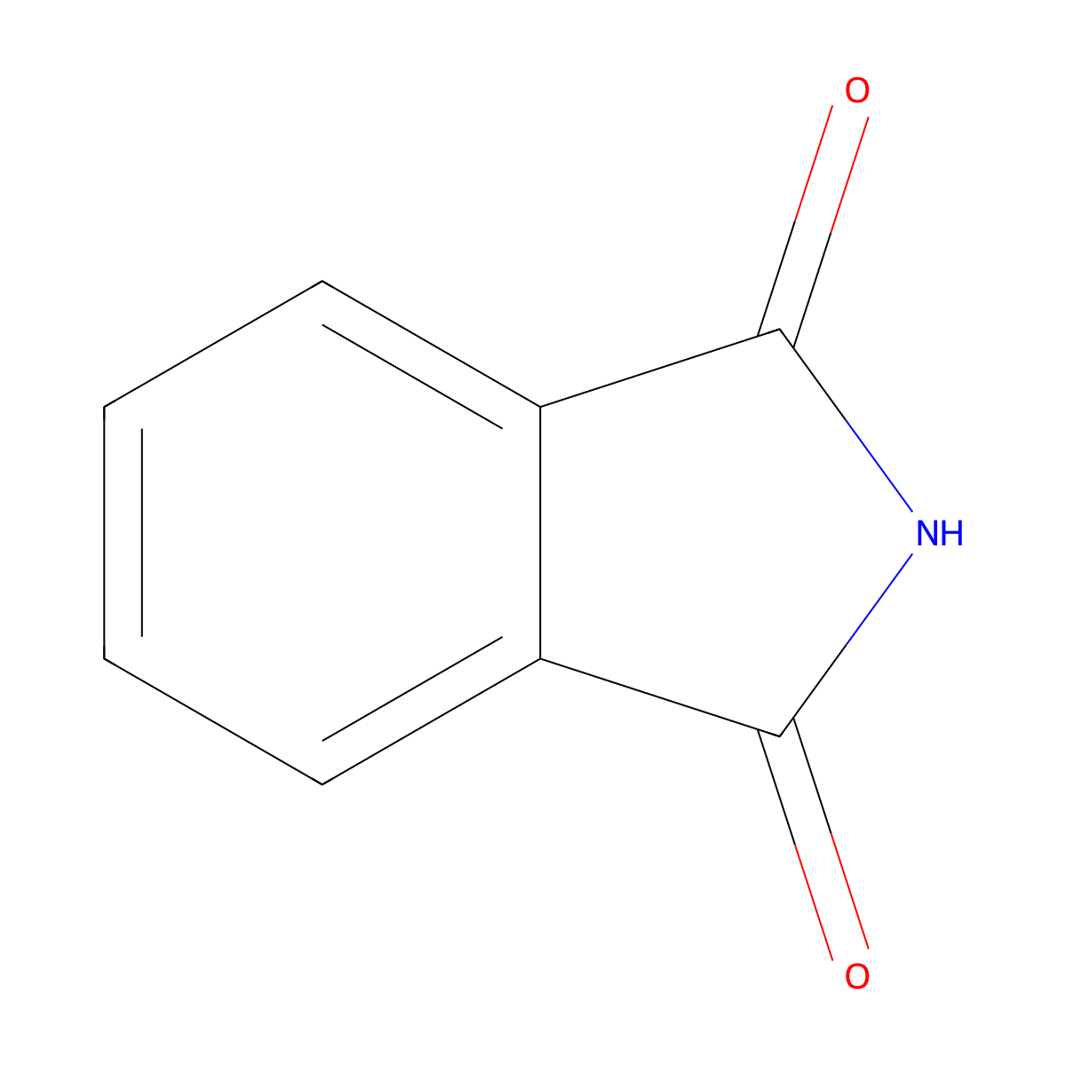 Phthalimide molecular structure, CAS 85-41-6