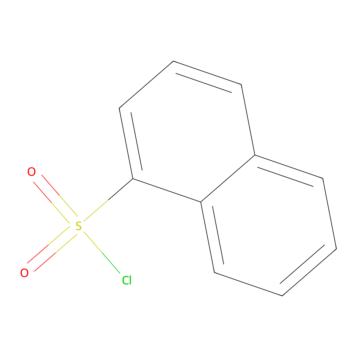 1-Naphthalenesulfonyl chloride molecular structure, CAS 85-46-1