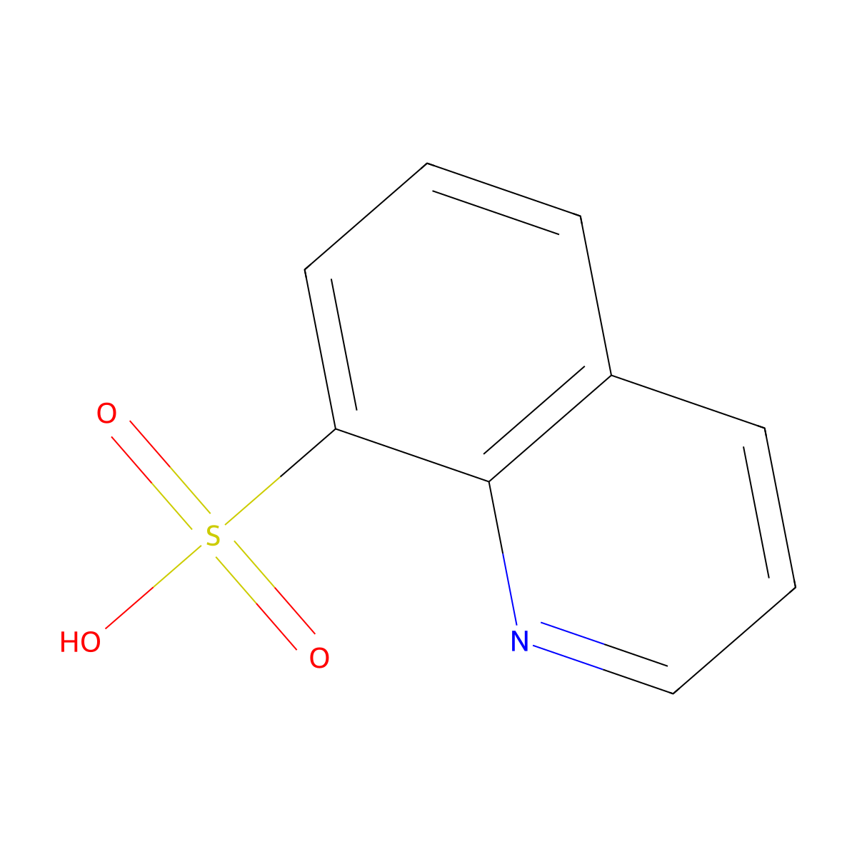 8-Quinolinesulfonic acid molecular structure, CAS 85-48-3