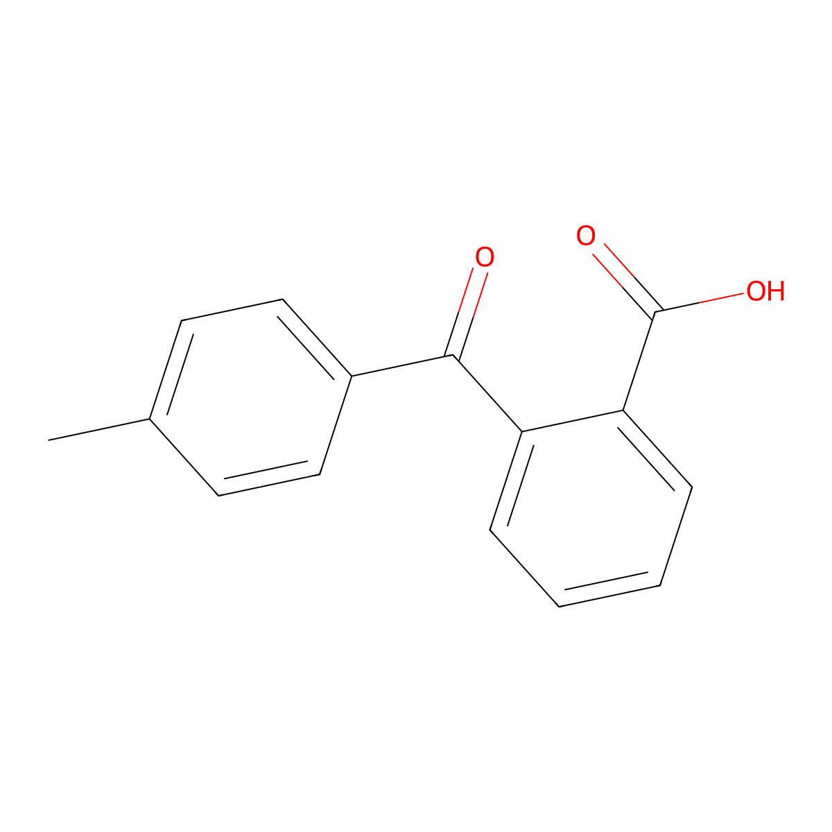 2-(p-Toluoyl)benzoic acid molecular structure, CAS 85-55-2