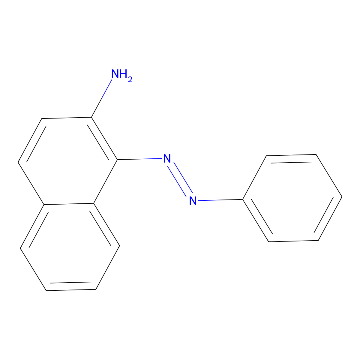 Yellow No. 2 molecular structure, CAS 85-84-7