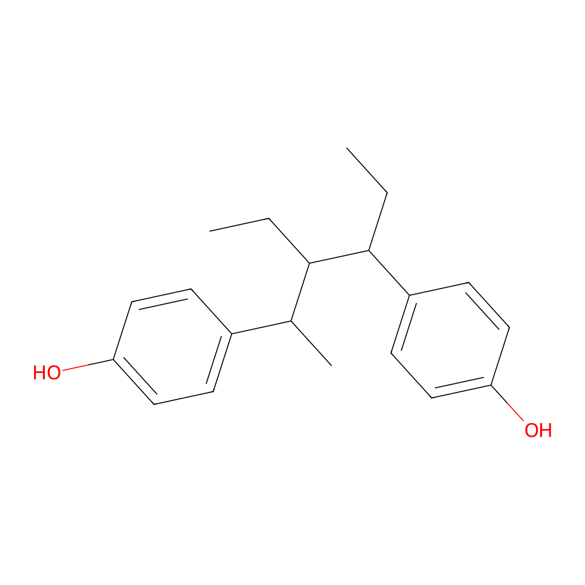 Benzestrol molecular structure, CAS 85-95-0