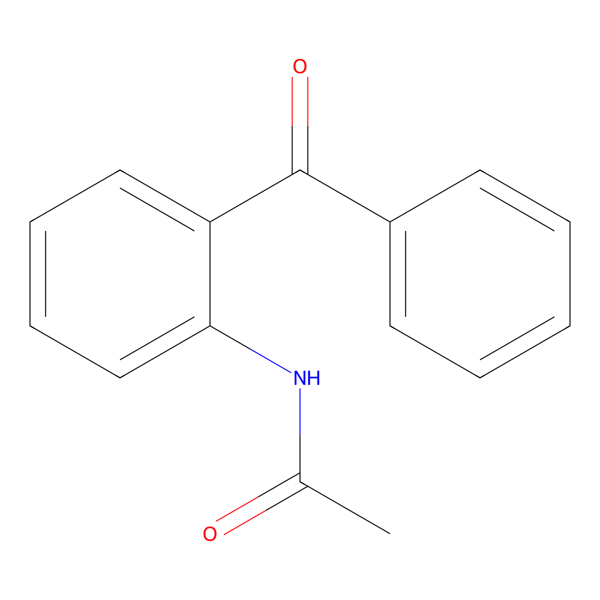 2'-Benzoylacetanilide molecular structure, CAS 85-99-4