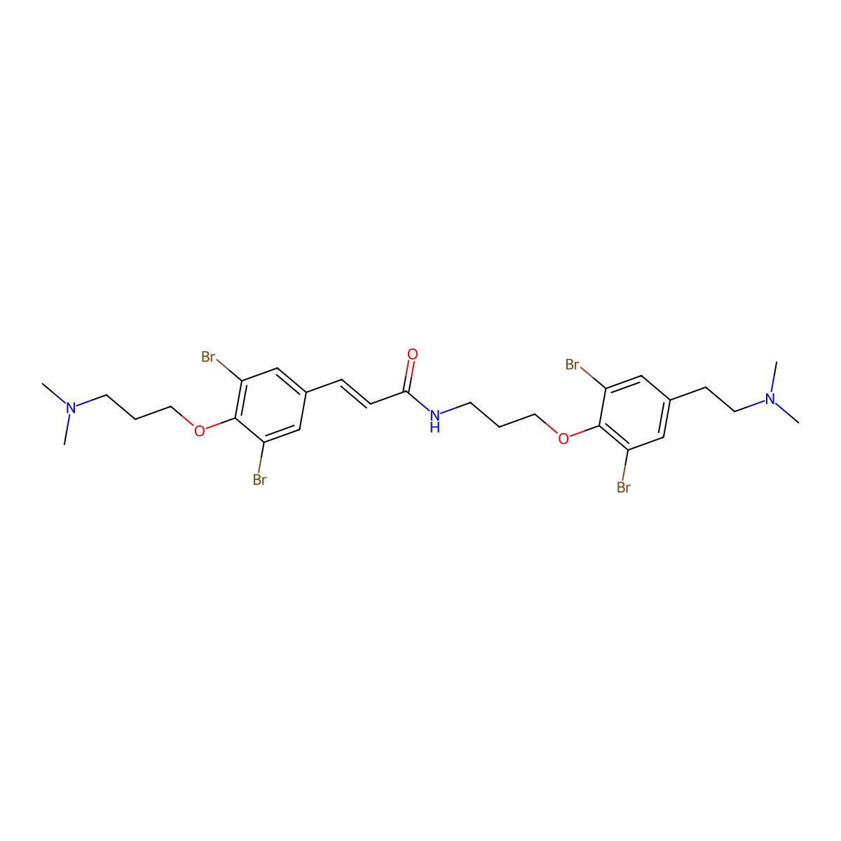 Psammaplysene A molecular structure, CAS 850013-02-4