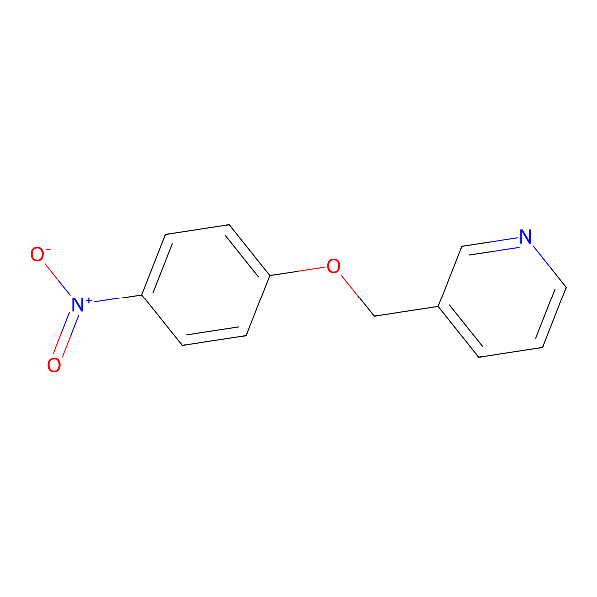 3-[(4-Nitrophenoxy)methyl]pyridine molecular structure, CAS 85002-83-1