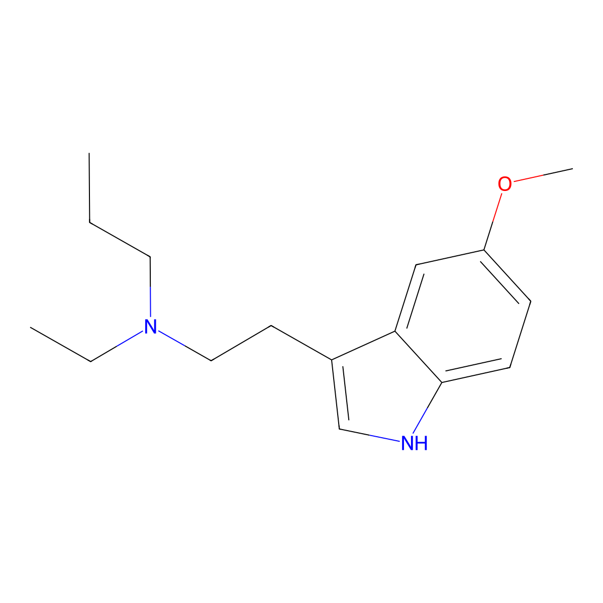 5-Methoxy-N-ethyl-n-propyltryptamine molecular structure, CAS 850032-67-6