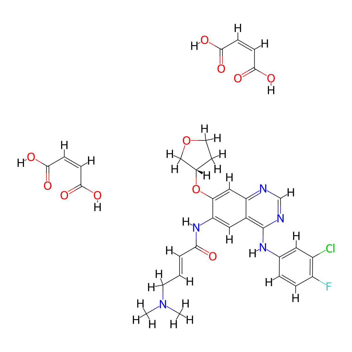 Afatinib Dimaleate molecular structure, CAS 850140-73-7