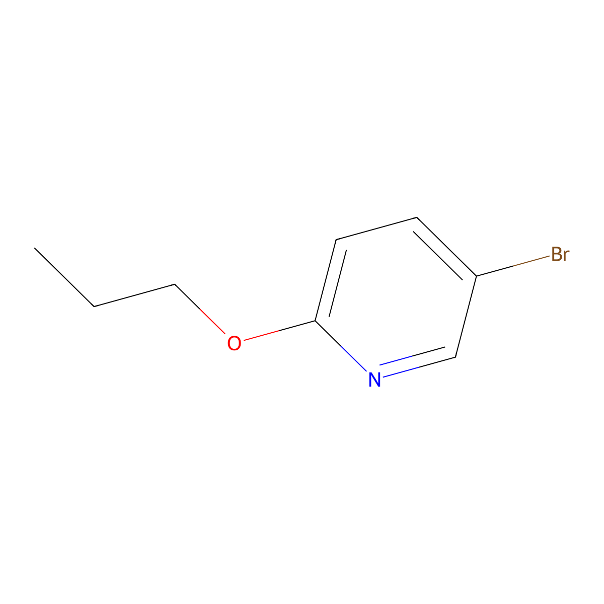 5-Bromo-2-propoxypyridine molecular structure, CAS 850142-79-9