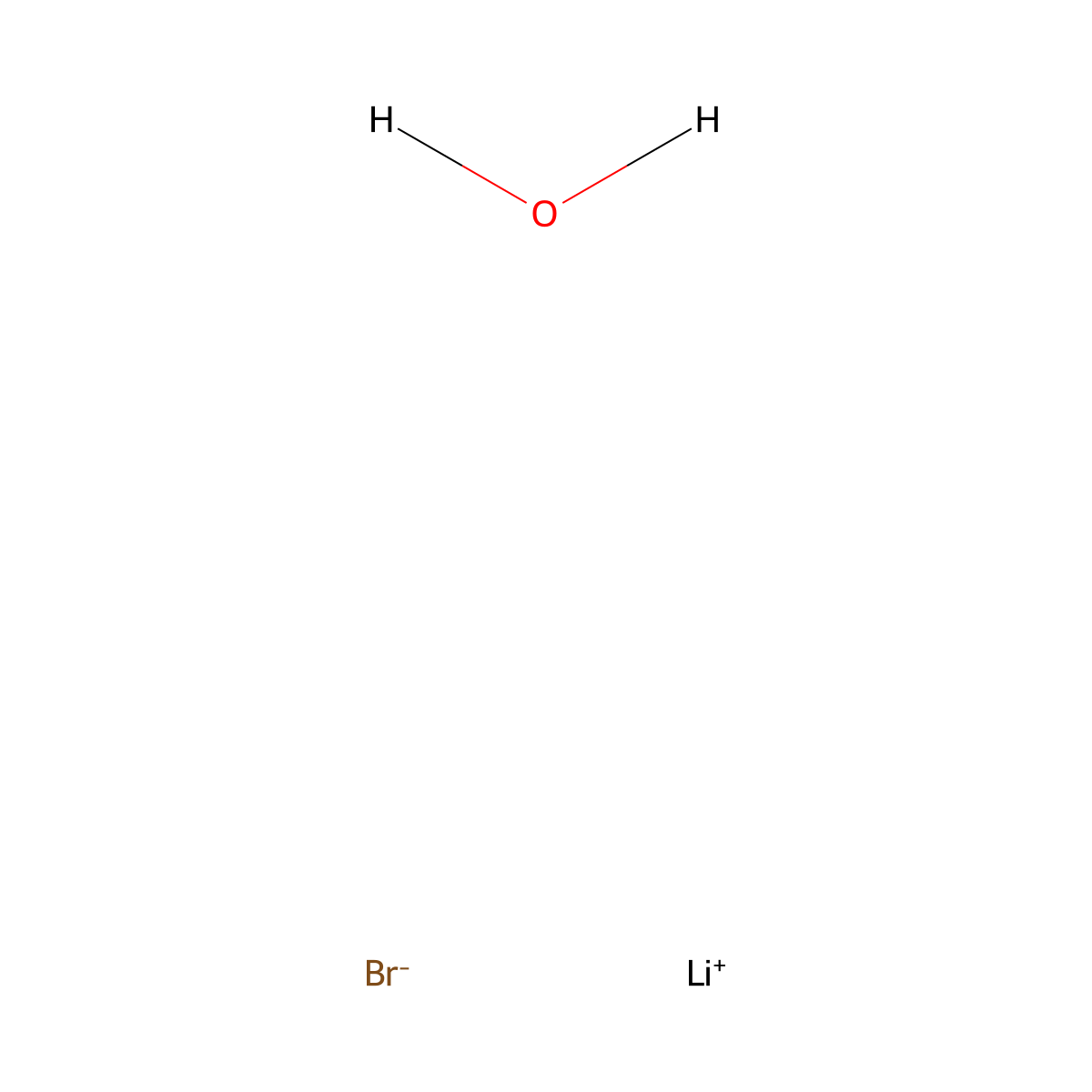 lithium;bromide;hydrate molecular structure, CAS 85017-82-9