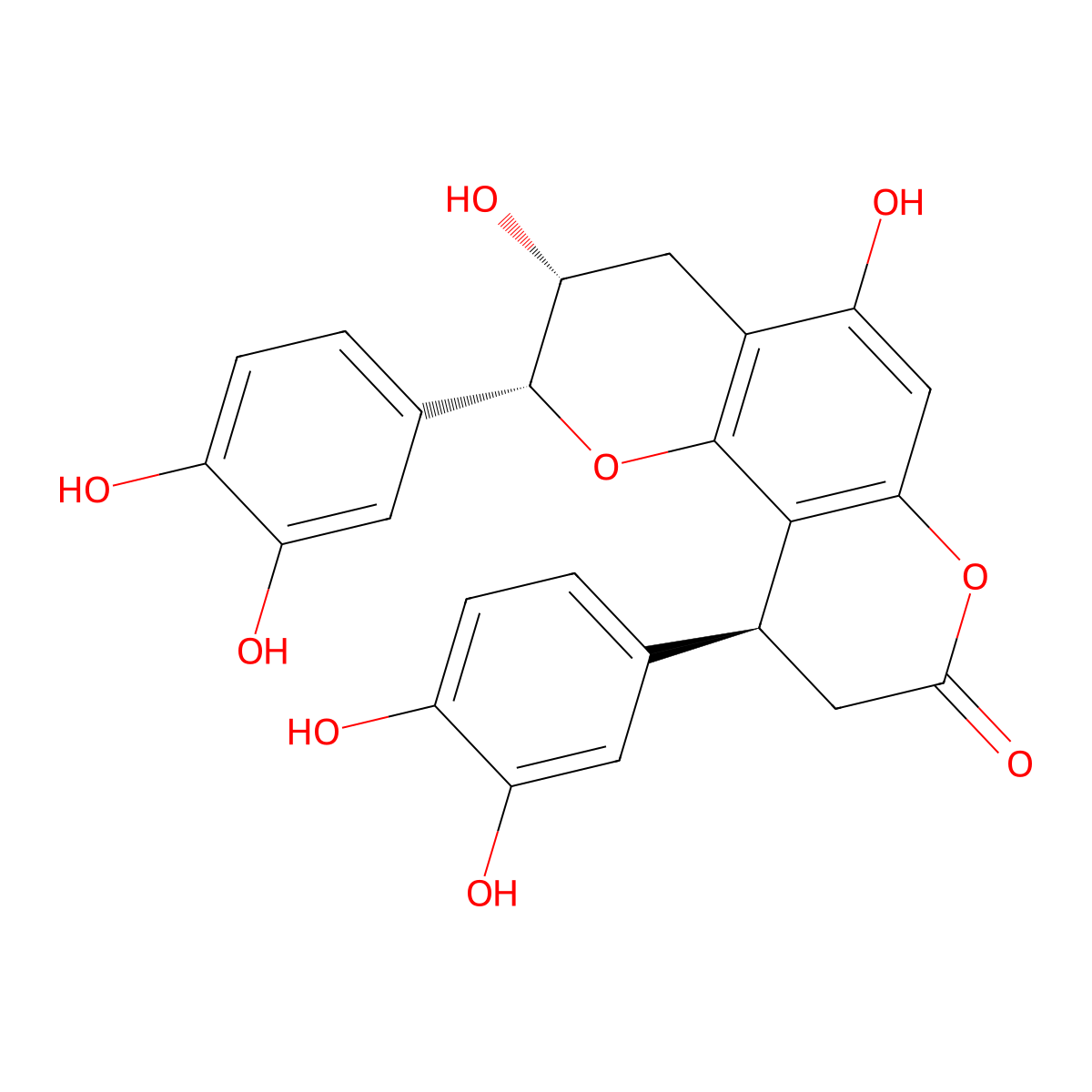Cinchonain Ib molecular structure, CAS 85022-69-1