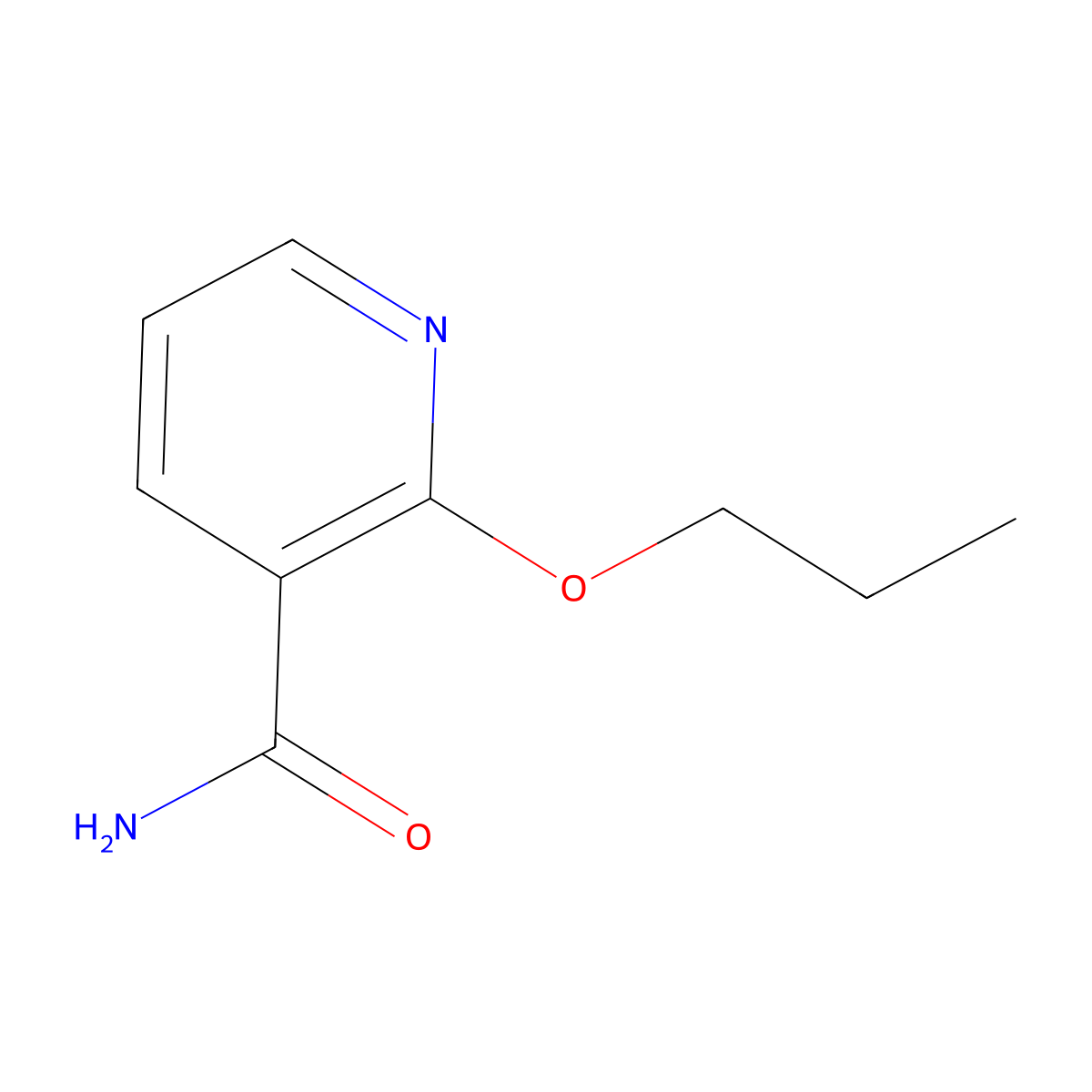 2-Propoxynicotinamide molecular structure, CAS 850240-51-6