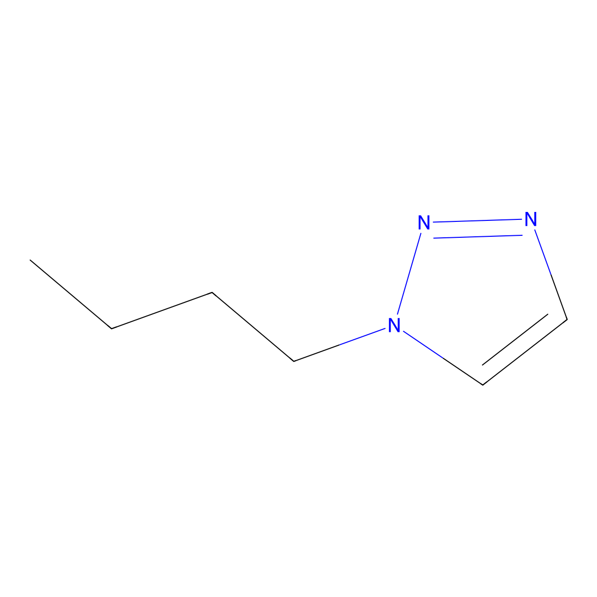 1-butyl-1H-1,2,3-triazole molecular structure, CAS 850256-82-5