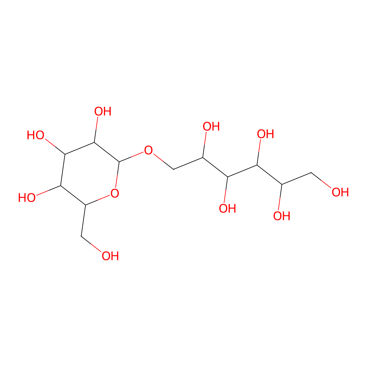 1-O-Hexopyranosylhexitol molecular structure, CAS 850347-32-9