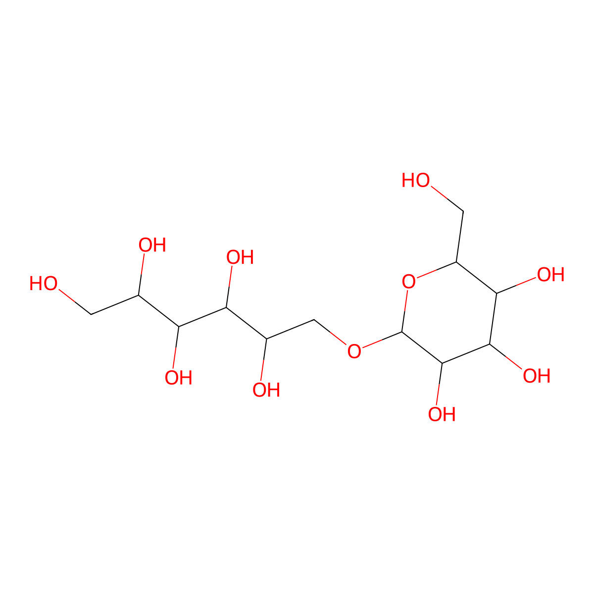 1-O-Hexopyranosylhexitol molecular structure, CAS 850347-32-9
