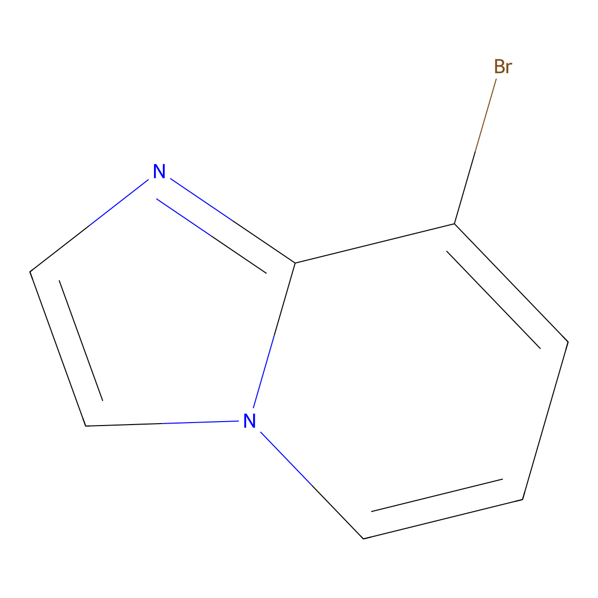 8-Bromoimidazo[1,2-a]pyridine molecular structure, CAS 850349-02-9