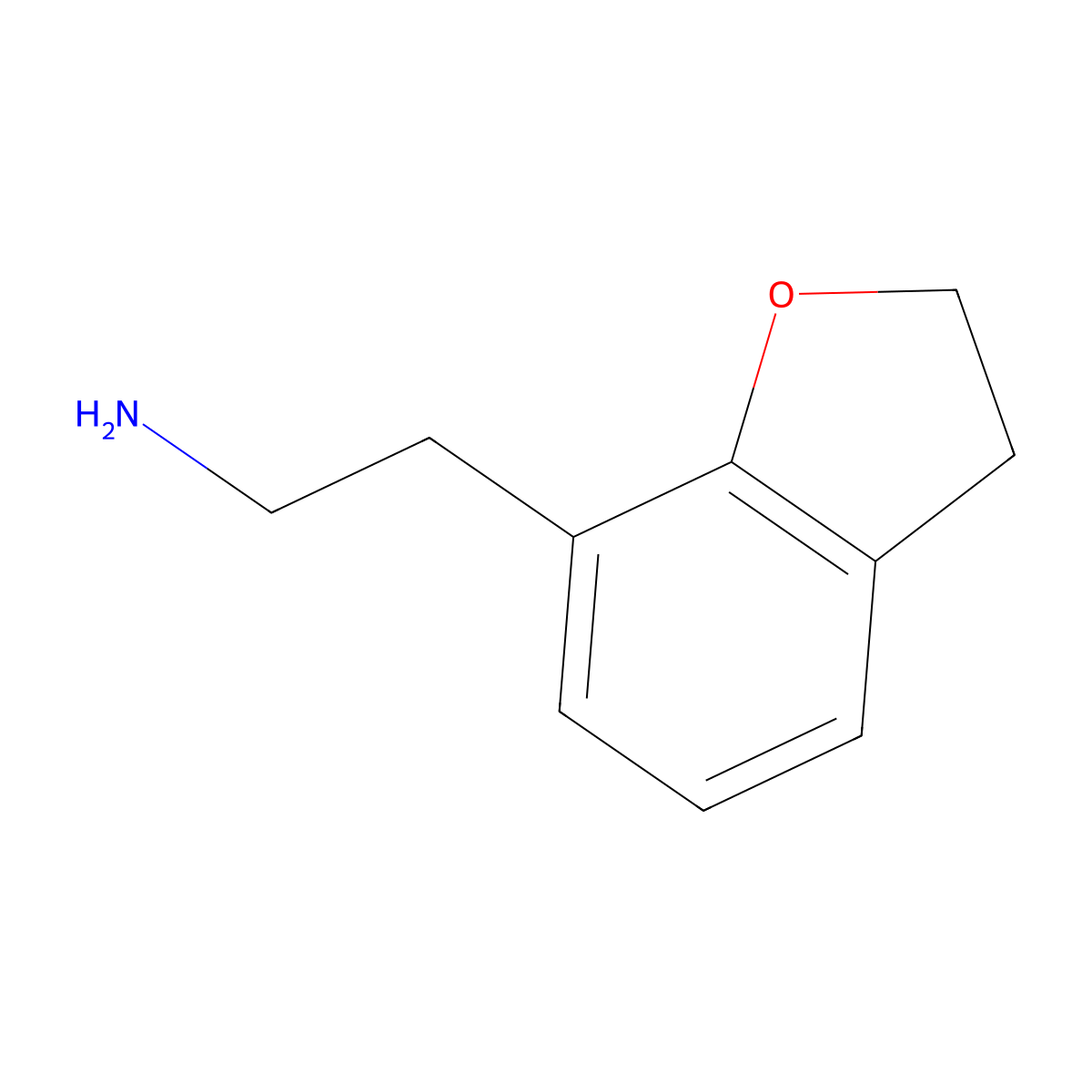 2-(2,3-Dihydrobenzofuran-7-yl)ethanamine molecular structure, CAS 850375-00-7
