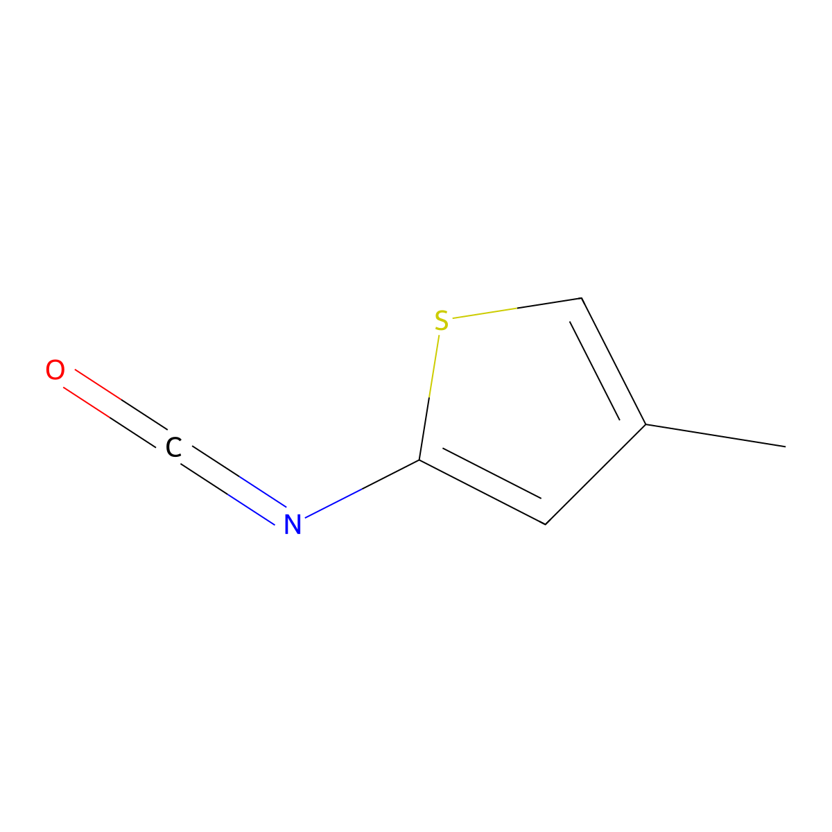 2-Isocyanato-4-methylthiophene molecular structure, CAS 850375-10-9