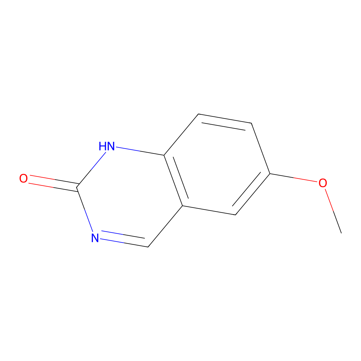 6-methoxyquinazolin-2(1H)-one molecular structure, CAS 850424-10-1