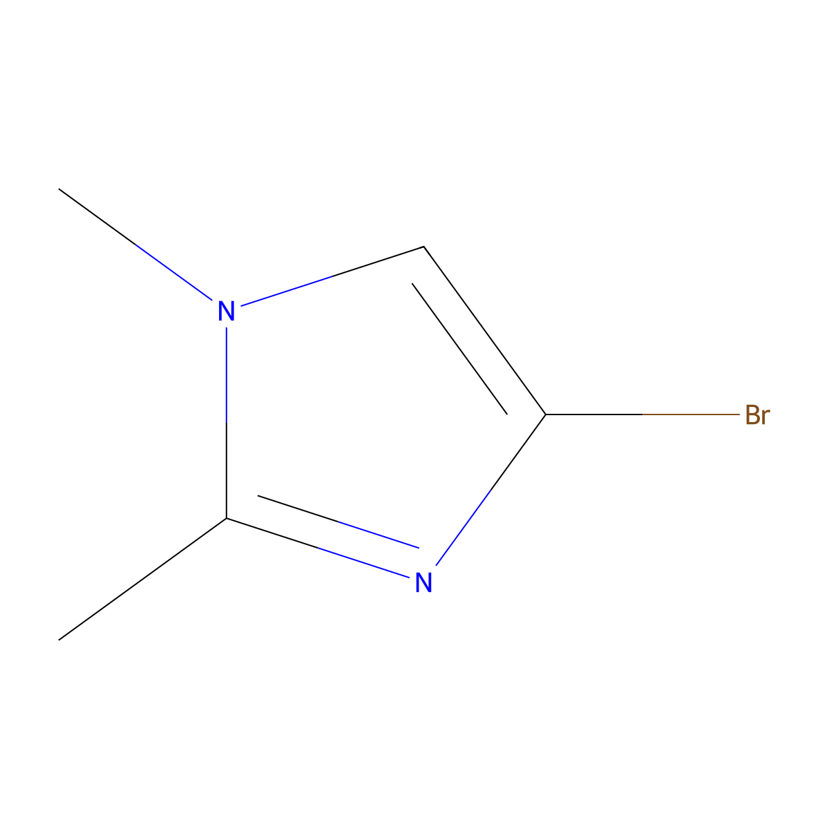 4-Bromo-1,2-dimethyl-1H-imidazole molecular structure, CAS 850429-59-3