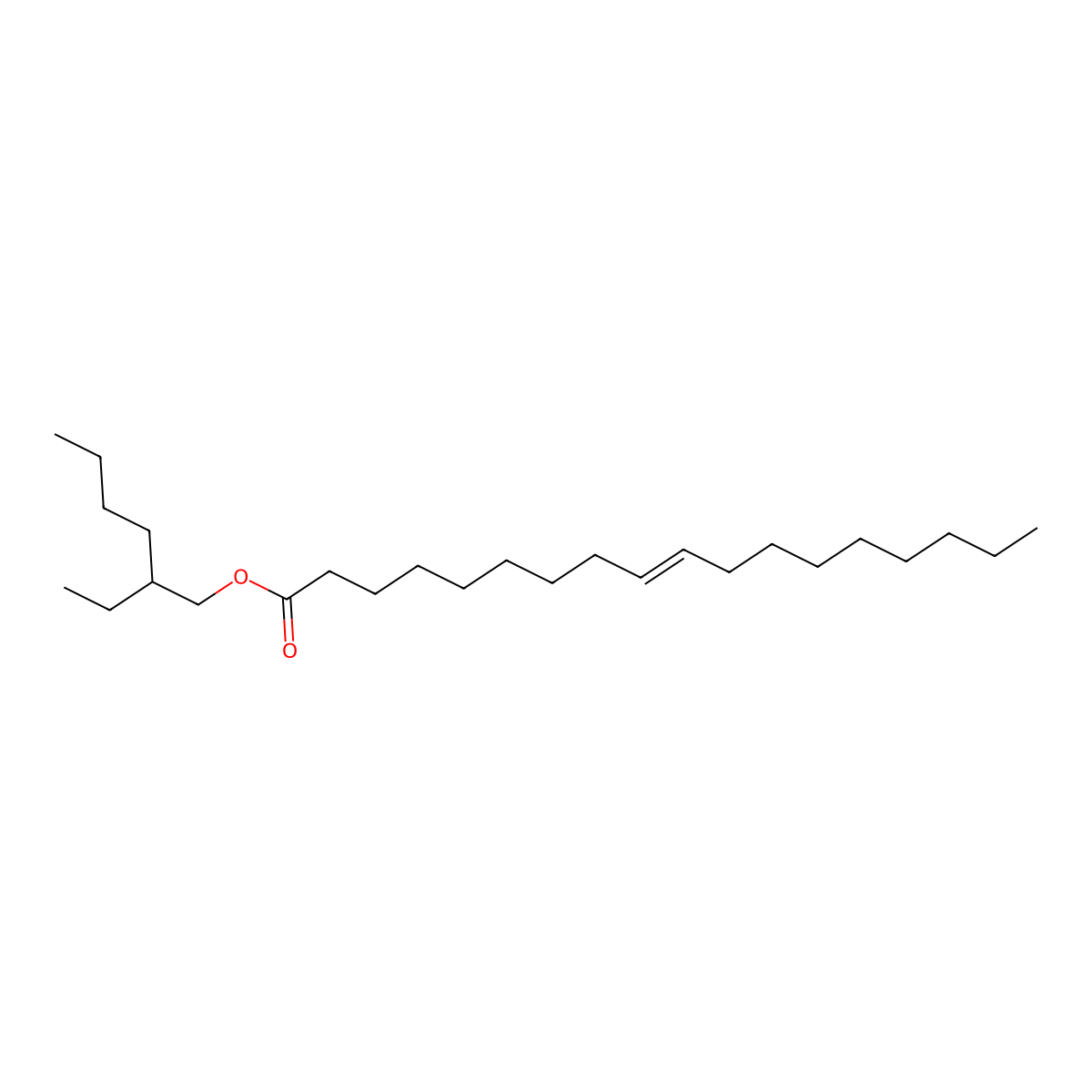 Fatty acids, C16-18 and C18-unsatd., 2-ethylhexyl esters molecular structure, CAS 85049-37-2